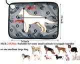 DEOMAN Pet Heating pad 34"x21" Large Dog cat Heating pad Heated ped beds Dogs House Heater Electric Warming pad for Puppies with Timer,Chew Resistant Cord,Easy Clean,Waterproof