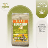 Hemp Bedding for Chickens - Made from 100% Natural Hemp - Superior Absorption & Odor Control- Eco-Friendly Hemp Bedding for Chickens - Easy Maintenance Hemp Bedding for Small Animals