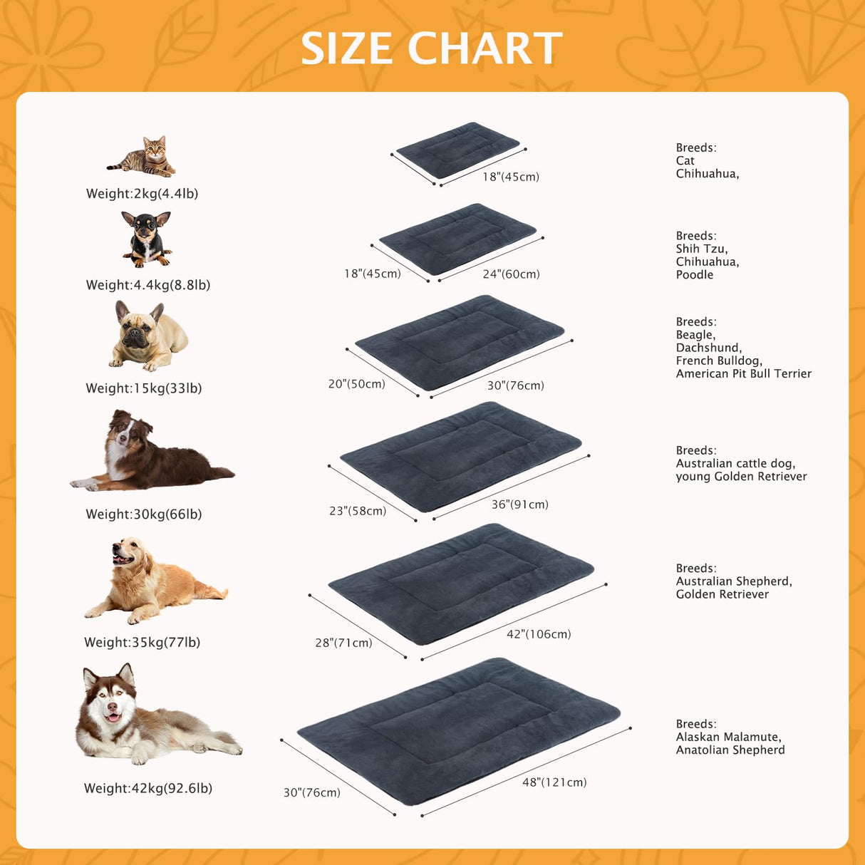 Vetasac Reversible Dog Bed Mat with Plush and Corn Velvet,Soft Warm Pet Cushion, Dual Purpose Washable Sleeping Mattress Bed for Small Medium Large Dog and Cat XB004 (30"x20", Dark Grey)