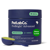 PetLab Co. ProBright Advanced Dental Powder - Dog Breath Freshener - Teeth Cleaning Made Easy – Targets Tartar & Bad Breath - Packaging May Vary - Formulated for Medium Size Dogs
