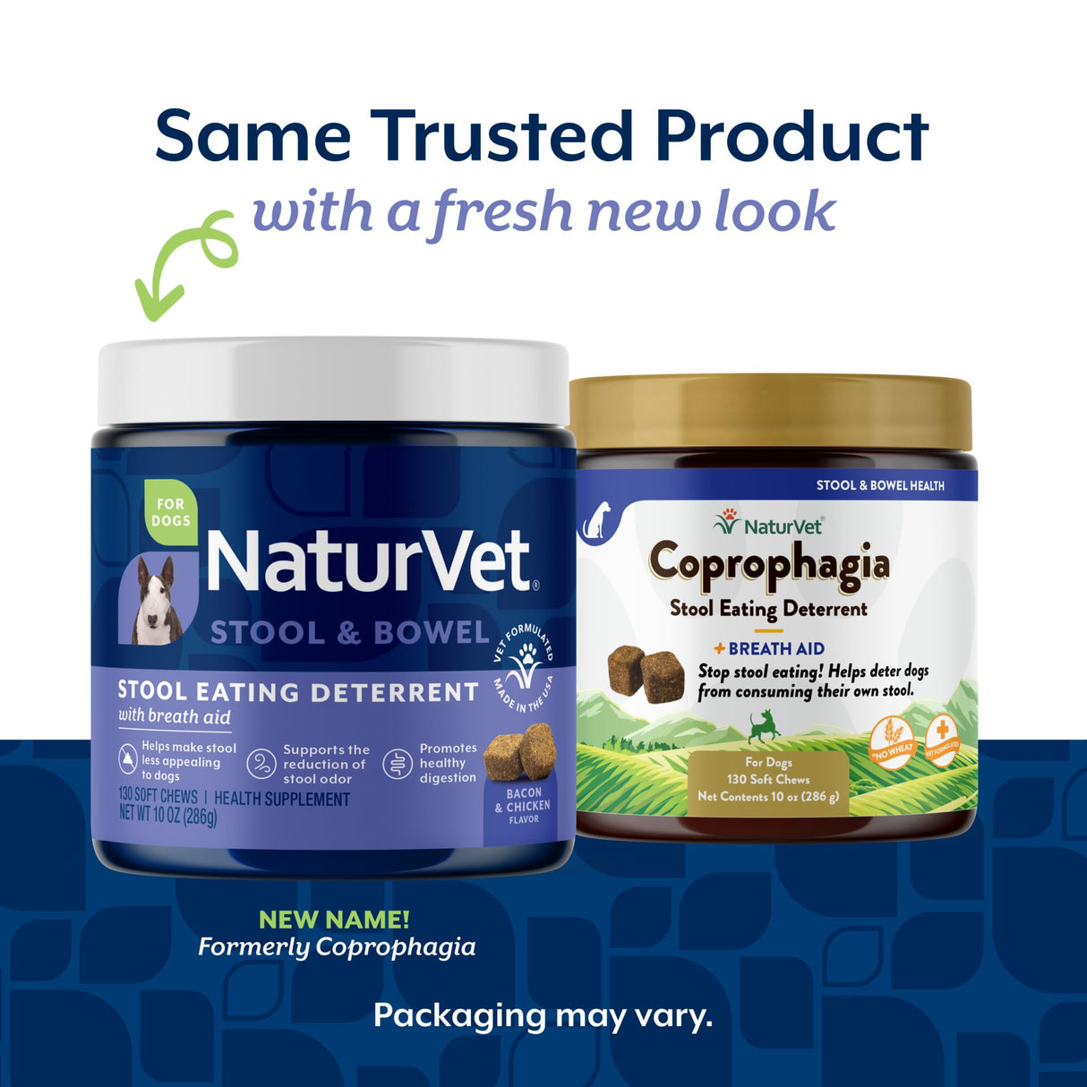 NaturVet – Coprophagia Stool Eating Deterrent – Deters Dogs from Consuming Stool – No Poop Eating for Dogs - Enhanced with Breath Aid Freshener, Enzymes & Probiotics – 130 Soft Chews