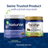 NaturVet – Coprophagia Stool Eating Deterrent – Deters Dogs from Consuming Stool – No Poop Eating for Dogs - Enhanced with Breath Aid Freshener, Enzymes & Probiotics – 130 Soft Chews
