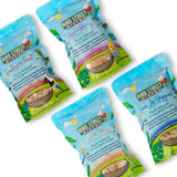 Bird Street Bistro Parrot Food - Parakeet & Cockatiel Food - Cooks in 3-15 min with Natural Wholesome Grains, Legumes, Non-GMO Fruits, Vegetables & Health Spices