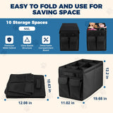 Back Front Seat Extender for Large Dogs Up to 200 Lbs, Adjustable Dog Back Seat Extender with Cushion & Storage Box, Car Organizer Gap Filler for Front or Back Seat