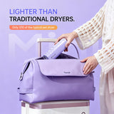 Dog Dryer for Pet Grooming,Pet Neck-Hanging Hair Dryer,Alternating Hot and Cold Airflow.Handheld & Hands-Free.Low-Noise, Ultra-Lightweight.High Wind Speeds.Adjustable Heat & Speed Purple