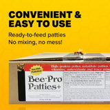 Mann Lake Bee-Pro Patties, High Protein Honey Bee Nutrition with Pro Health Digestive Aide, Spring & Fall Brood Builder for Increased Colony Survival & Stronger Spring Population, Made in USA, 10 Lbs