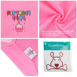 CuteBone Soft Dog Shirt Birthday Lightweight Small Puppy T-Shirts Pet Clothes Breathable Tee Vest Stretchy Outfit Cat Apparel