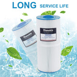 Mamokin Spa Filter 6CH-960 Replaces Jacuzzi Filters J-300 J-400, Unicel 6CH-960, Pleatco PJW60TL-F2S, Filbur FC-2800, 6540-476, 6540-383, Hot Tub Filter with Closed Handle(Not be Removed)- 2 Pack