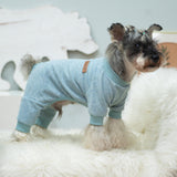 PUPTECK Dog Pajamas for Small Medium Large Sized Dogs, Stretchy Dog Pjs Onesie Clothes Soft Fleece Sweaters Puppy Cat Outfits Pet Jumpsuit