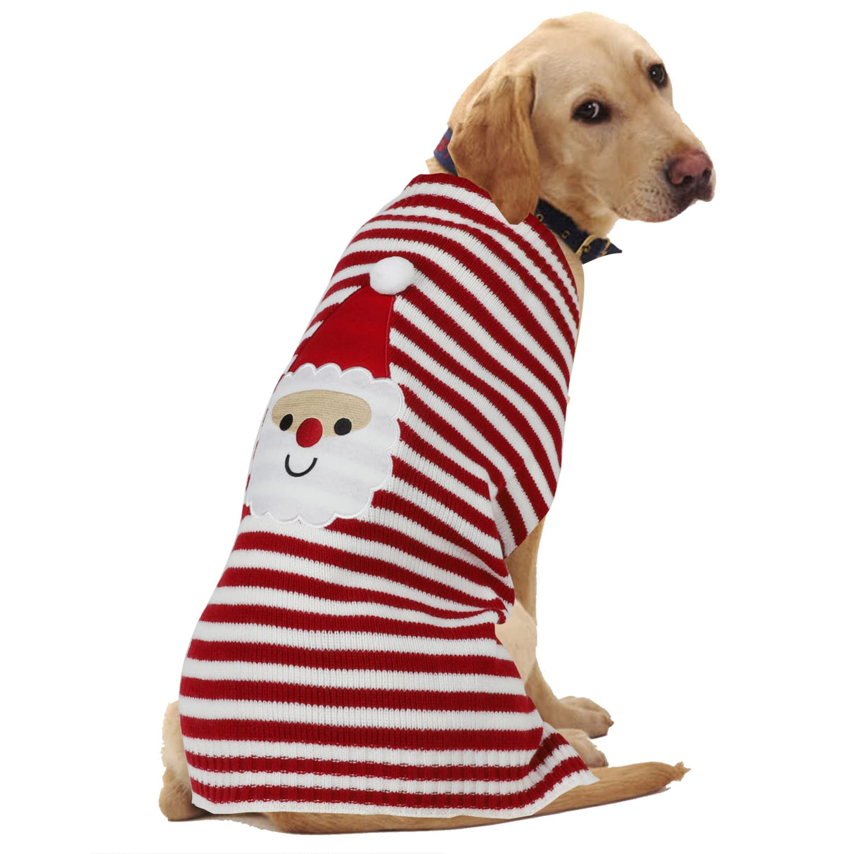 HAPEE Christmas Large Dog Sweaters,Santa Xmas Dog Clothes (P02-Santa Claus, XX-Large)