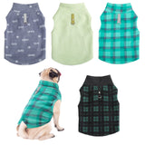 Weewooday 4 Pieces Winter Dog Clothes Sweater with Leash Ring Pet Puppy Cat Warm Clothes Jacket Fleece Vest Pullover for Pet Puppy Dogs Cat Chihuahua (M(Neck:12-13” Chest:16-18” Back :12”))