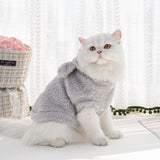 PayaSnug 3PCS Dog Hoodie with Bunny Ears, Plush Fleece Winter Pet Sweater with D-Ring, Warm Pet Coat for Small Dogs and Cat, Puppy Winter Clothes for Chihuahua, French Bulldogs, Yorkie(3PCS A, XXL)