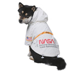 ChoChoCho NASA Raincoats, Reflective Rain Jacket Water Proof, Dog Costume, Cat & Puppy Stylish Streetwear Outfit (White, 2XL)