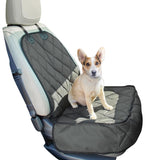 GOOPAWS Dog Car Seat Cover, Waterproof Dog Hammock, Scratchproof Travel Car Bed Back Seat Cover for Pets, with Storage Pocket for Car SUV Truck (Grey-3)
