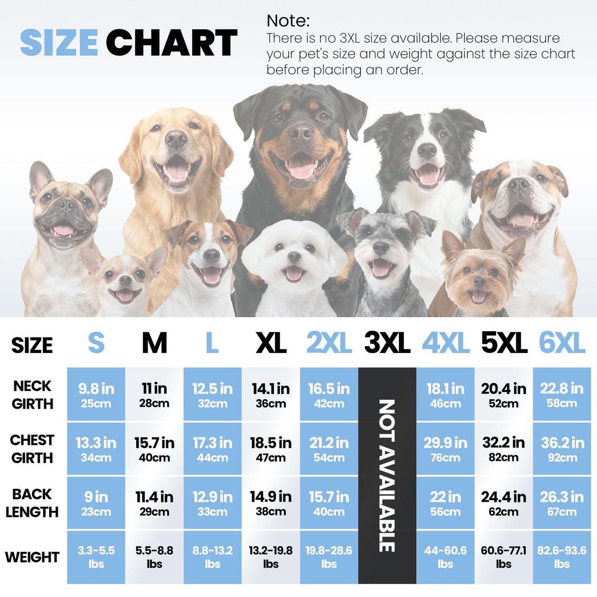 Fleece Dog T-Shirt with Leash Ring Lightweight Stretchy Dogs Clothes Striped Short Sleeves Pet Sweatshirt Soft Dog Shirts for Large Dogs Border Collie,Golden Retriever,Doberman（Blue,6X-Large）