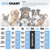 Fleece Dog T-Shirt with Leash Ring Lightweight Stretchy Dogs Clothes Striped Short Sleeves Pet Sweatshirt Soft Dog Shirts for Large Dogs Border Collie,Golden Retriever,Doberman（Blue,6X-Large）