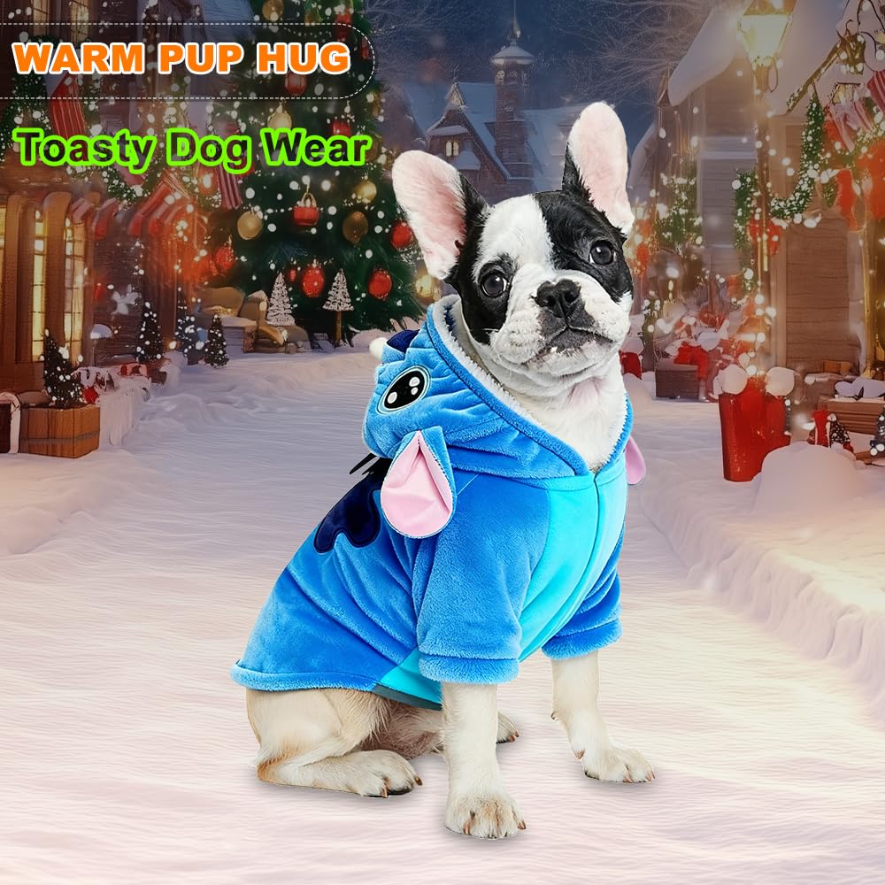 Dog Costume, Gmayoo Funny Pet Cosplay Outfit Party Dress Up Dog Hoodies Clothes for Large Medium and Small Dogs Halloween Christmas Winter