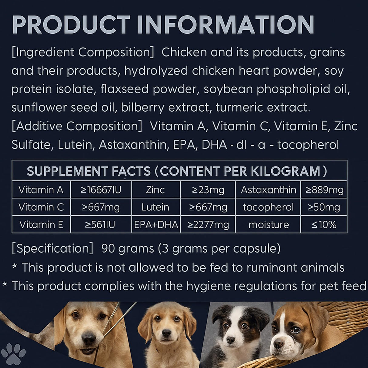 BrightPup Dog Vision Chews, Dog Vision Supplement with Lutein, Vitamin A/C/E, Bilberry & Omega-3, Supports Eyes Health & Visions Clarity, Bacon Flavor Eye Supplements for Dogs, 30 Soft Chews (1)