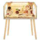 Prolee Hamster Cage with Legs, Guinea Pig Cages Chew Proof, Hamster House, Hamster Cages and Habitats, 40" L x 20" W x 47.6" H