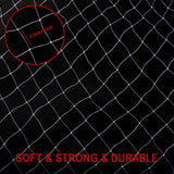 Coolrunner Anti-Bird Netting, 33FT x 16.4FT Bird Net, Nylon Garden Netting with 100Pcs Cable Ties Protect Garden Farm Fruit and Vegetables from Birds, Deer