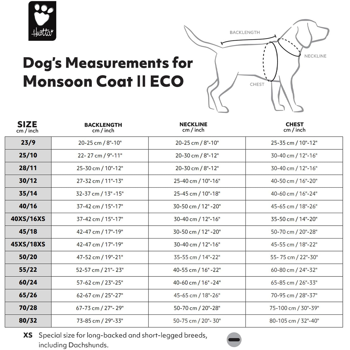 Hurtta Monsoon Coat II ECO, Wet Weather Dog Raincoat Coat, Peacock, 9 in