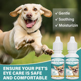 UQWUQW Cataract Drops for Dogs - Pet Gel Dog Eye Drops for Relieving Itching and Irritation, Removing Stains, Improving Vision - Safe for All Animals (40 ml)