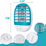 6 Pack Plug in Bug Zapper Indoor Flying Insect Trap, Electronic Mosquito Zapper Gnat Traps with LED Light for Patio, Bedroom, Kitchen, Office