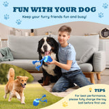 HVUATQ Interactive Dog Toys - 2026 Upgraded Motion Activated Balls for Medium/Large Dogs, Automatic Moving Dogs Toy Wicked Ball for Boredom, Interactive Dog Ball to Keep Them Busy(Blue)