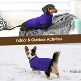 Queenmore Dog Sweaters for Medium Dogs Pit Bull Sweater for Dogs Boy Girl Winter Christmas Sleeveless Turtleneck Cable Knit Stretchy Sweatshirt Dog Sweaters Pet Clothes Xmas Outfits (Orchid, Medium)