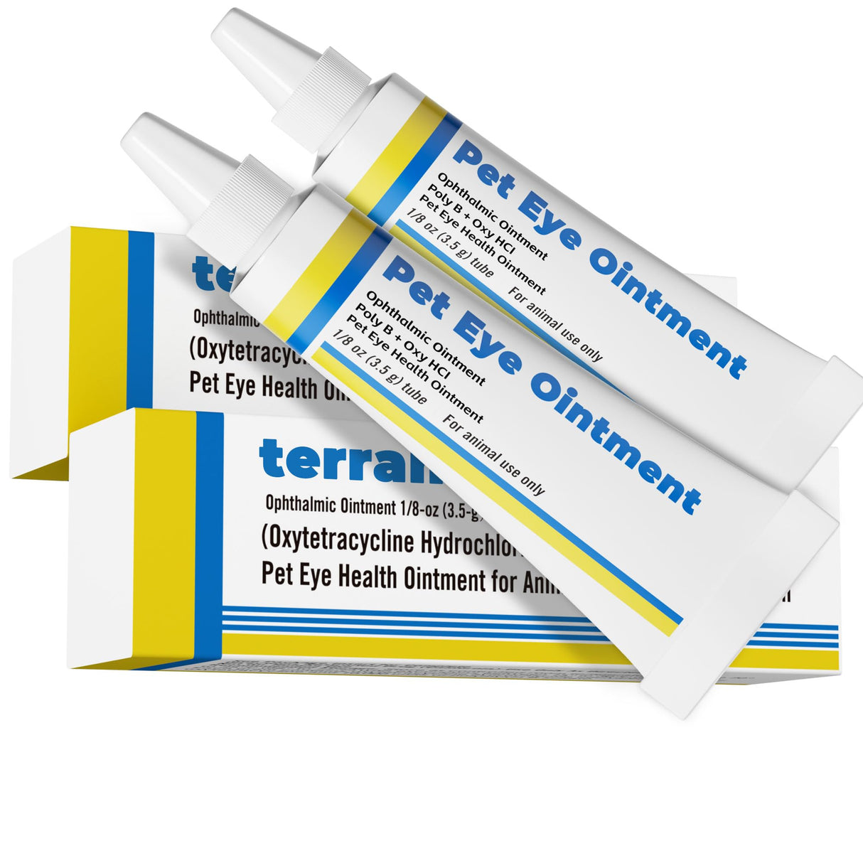 DURIVERME Pet Eye Care Cream for Cats, Dogs, Horses & Bird — Soothes Red/Watery Eyes, Lubricates & Cleans Discharge | Dual Pack (2 × 3.5 g)