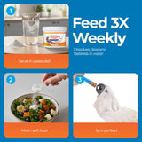 UnRuffledRx™ Bird Calcium Plus with Magnesium and D3, Dissolves Clear and Tasteless in Water, Supports Bone, Muscle, Feather and Egg Health, 45 Servings, Made in FDA-Registered USA Facility