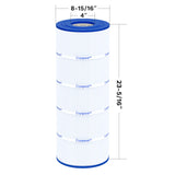 Cryspool® 08053 Filter Compatible with Jandy CS100, R0462200, PJANCS100, C-8410, FC-0821, 100 Sq. Ft Pool Filter Cartridge, 1 Pack