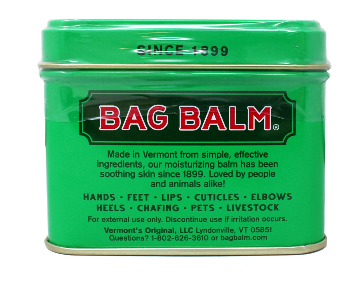 Bag Balm Vermonts Original Moisturizing And Softening Ointment, 8 Ounce (2 Pack)