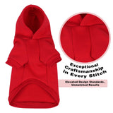 Cute but Crazy Dog Hoodie - Warm and Soft Dog Sweatshirt with Leash Hole, Fun Slogan Print, Cozy Winter Coat for Small Medium Dogs and Cats, Perfect for Cold Weather and Daily Walks.Red 3XL