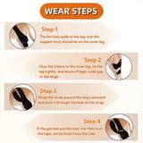 YEHALEANS Dog Knee Brace for Torn Acl Hind Leg, Adjustable Dog Knee Brace, Helps Relieve Anterior Cruciate Ligament Tears Dog Leg Brace, Keeps Joints Stable, Relieves Pain, L