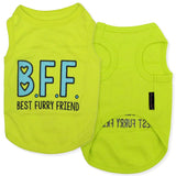 Parisian Pet Dog Shirt – 100% Cotton Shirts for Medium Dogs – Sleeveless Puppy Clothes – Lightweight Pet Apparel – Breathable Soft Dog Clothes and Tank Tops - Stretchy Funny T Shirts for Dogs