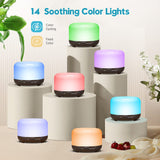 YIKUBEE Diffuser, 500ml Essential Oil Diffuser, Oil Diffuser with Remote Control, Aromatherapy Humidifier, Diffusers for Home, Diffusers for Essential Oils Large Room