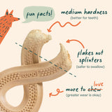 WOOF HonestChew Dog Toy Duo - Durable Dog Chews - Made with Plant-Based Ingredients - Splinter-Resistant - Safer Than Dog Bones - with HonestChew Antler and Infinity - Gift for Dogs - Medium
