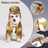 Huhumy T. Rex Dog Costume Dinosaur Dog Costume Halloween Dino Pet Clothes for Pet Cat Halloween Party Cosplay Events Photo Props, Medium