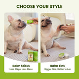 PawSono Lick-Safe Dog Paw & Nose Balm with Coconut Oil | Winter Snow, Road Salt & Cold Pavement Protector | All-Natural Moisturizer & Soother for Dry, Cracked Pads & Snout | Horse Hoof, Joint Care