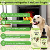 Slippery Elm for Dogs, Organic Herbal Digestive Support Drops for Dog Diarrhea Constipation Sensitive Stomach Acid Reflux, Promotes Healthy Digestion Bowel Function, Liquid Formula for All Breeds
