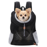Pet Dog Carrier Backpack, Dog Front Backpack, Pet Carrier Backpack, Front Carrier Backpack, Ventilated Mesh Dog Travel Back Pack for Hiking Cycling Outdoor (6.6-15.4 lbs)