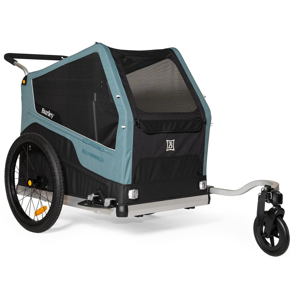 Burley Bark Ranger | XL Dog Bike Trailer & Stroller, Roomy Interior, Mesh Ventilation & Reinforced Removeable Floor