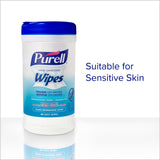 Purell Hand Sanitizing Wipes, Clean Refreshing Scent, 40 Count Hand Wipes Canister (Pack of 6) - 9120-06-CMR