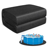 Thickened Pool Liner Pad for Above Ground Pool, 15 FT Round Under Pool Mat Padding, Pool Ground Pad Mat Under Pool for Pool Bottom, Prevent Punctures, Extend Liner Life