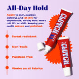 CLUTCH Glue Liquid Fashion Tape – Clear Body Glue & Fashion Glue for Women – Customisable Skin Adhesive for Clothing, Dresses, Straps and Accessories – All-Day Hold for Events & Travel (15ml)