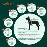 Kuoser Reversible Dog Coat – Warm Fleece & Quilted Waterproof Dog Jacket, Double-Sided Cold Weather Dogs Winter Coat with Harness Hole, Windproof Pet Snow Vest for Small Medium Large Dogs, Pink 2XL