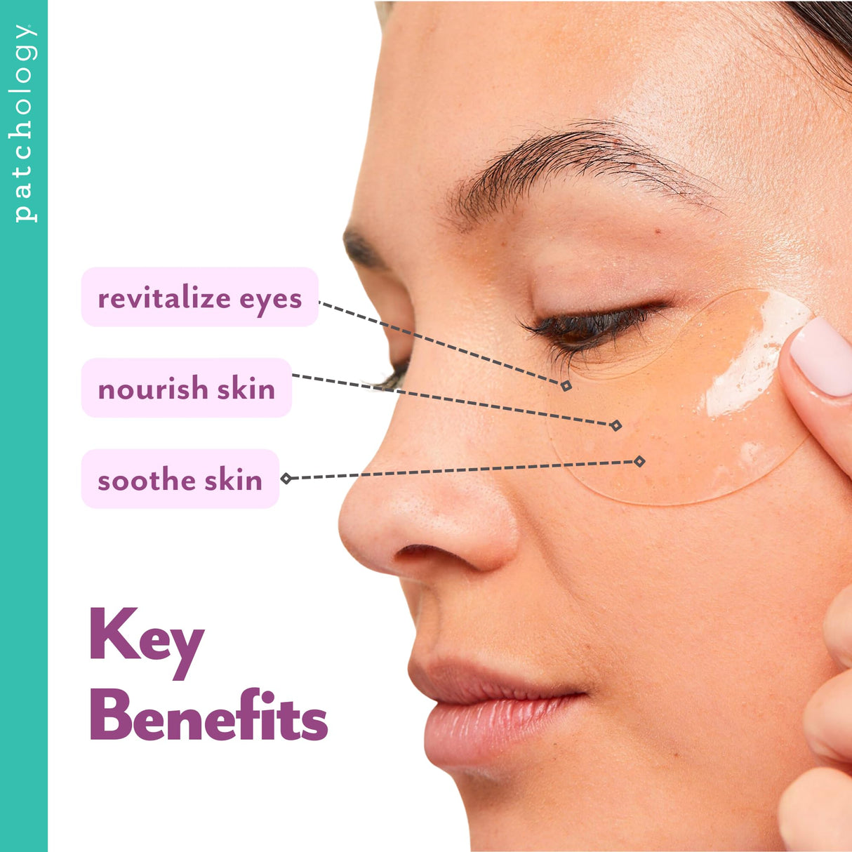 Serve Chilled Bubbly Eye Gels with Niacinamide, Hydrating Under Eye Patches with Niacinamide and Vitamin C, Under Eye Gel Pads with Gel Technology, Facial Skin Care Products - 5 Pairs