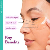 Serve Chilled Bubbly Eye Gels with Niacinamide, Hydrating Under Eye Patches with Niacinamide and Vitamin C, Under Eye Gel Pads with Gel Technology, Facial Skin Care Products - 5 Pairs