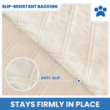 CYCMACO Waterproof Dog Blanket, Non-Slip Soft Pet Bed Cover, Couch Cover for Dogs Washable, Protects Sofa, Furniture, Crate, Car, Tear Resistant Leakproof Pet Blanket (30x53 Inch, Beige)